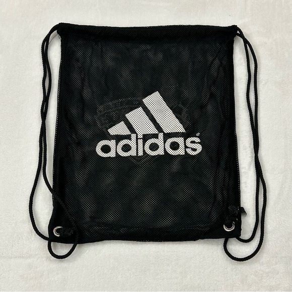 New York Liberty WNBA Basketball Adidas Mesh Drawstring Back Pack Gym Bag Sack - Picture 4 of 6